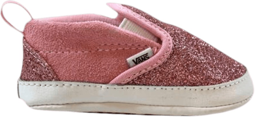 (Infant) Vans Slip-On V 'Shimmer - Bright Pink' VN0A2XSLK4T Buy (Infant) Vans Slip-On V 'Shimmer - Bright Pink' VN0A2XSLK4T