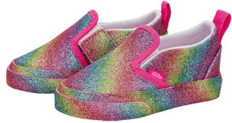 (Toddler) Vans Slip-On Hoop & Loop 'Glitter Rainglow - Multicolor' VN0A5EFKRNC Order (Toddler) Vans Slip-On Hoop & Loop 'Glitter Rainglow - Multicolor' VN0A5EFKRNC