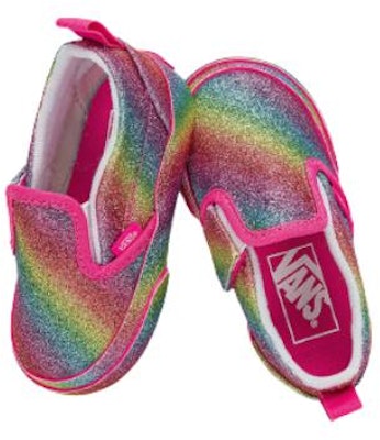 (TD) Vans Slip-On Hoop & Loop 'Glitter Rainglow - Pelbagai Warna' VN0A5EFKRNC Shop (TD) Vans Slip-On Hoop & Loop 'Glitter Rainglow - Pelbagai Warna' VN0A5EFKRNC