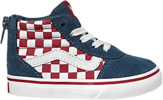 (Infant) Vans Ward High Zip 'Checker - Scooter Dark Denim' VN0A3DP2U4Z (Infant) Vans Ward High Zip 'Checker - Scooter Dark Denim' VN0A3DP2U4Z