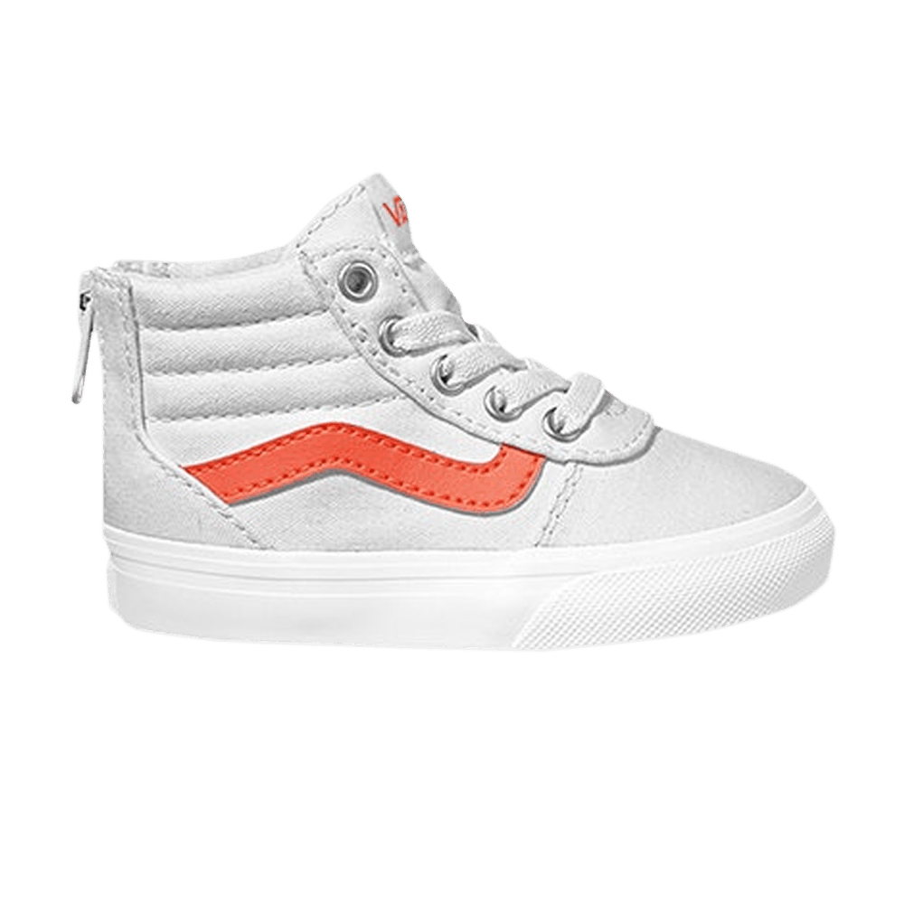 (Infant) Vans Ward High Zip Z 'White Coral' VN0A3TK5OLX