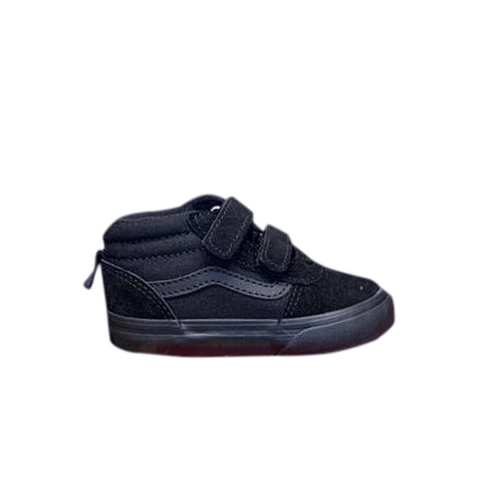 Buy (Infant) Vans Ward Mid V 'Triple Black' VN0A5HYXGL4
