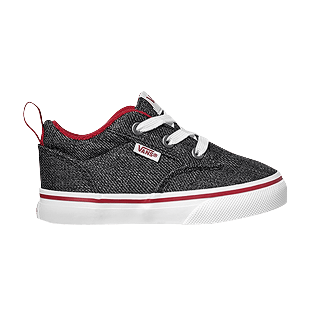(Infant) Vans Winston Slip-On 'Black Red' VN0A38EJQ1W