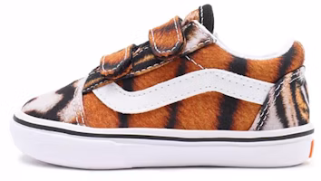 (Toddler) Vans Y/ Tiger Orange VN0A4TZI9A9 (Toddler) Vans Y/ Tiger Orange VN0A4TZI9A9