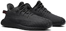 Cheap (JR) adidas Yeezy Boost 350 V2 'Hitam Tidak Berpantul' FU9013