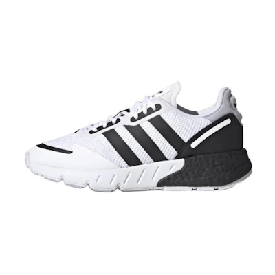 (Kids) adidas ZX 1K Boost White Black
