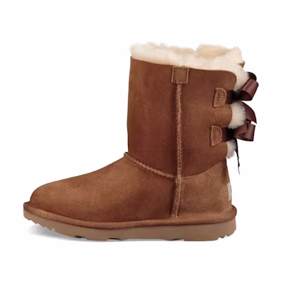 (Kids) UGG Bailey Bow II Boot 'Chestnut'