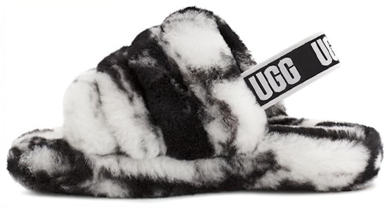(兒童) UGG Fluff Yeah 休閒拖鞋 黑色 1123636K-BLK Buy (兒童) UGG Fluff Yeah 休閒拖鞋 黑色 1123636K-BLK