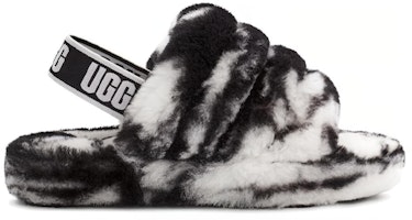 (兒童) UGG Fluff Yeah 休閒拖鞋 黑色 1123636K-BLK Order (兒童) UGG Fluff Yeah 休閒拖鞋 黑色 1123636K-BLK