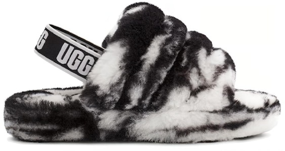 (兒童) UGG Fluff Yeah 休閒拖鞋 黑色 1123636K-BLK Order (兒童) UGG Fluff Yeah 休閒拖鞋 黑色 1123636K-BLK