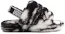 (Kanak-kanak) UGG Fluff Yeah Slide Hitam 1123636K-BLK