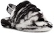 (Kanak-kanak) UGG Fluff Yeah Slide Hitam 1123636K-BLK