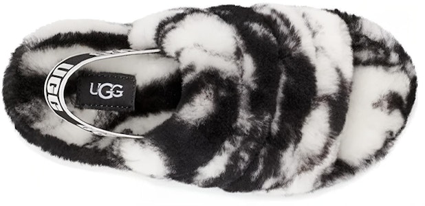 (兒童) UGG Fluff Yeah 休閒拖鞋 黑色 1123636K-BLK Shop (兒童) UGG Fluff Yeah 休閒拖鞋 黑色 1123636K-BLK