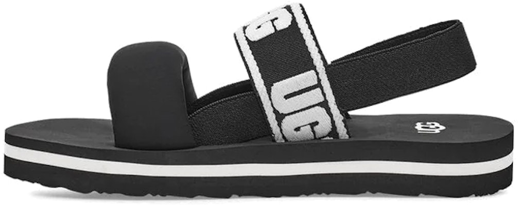 (Kids) UGG Zuma Sling Slide Black White 1112973K-BLK Buy (Kids) UGG Zuma Sling Slide Black White 1112973K-BLK