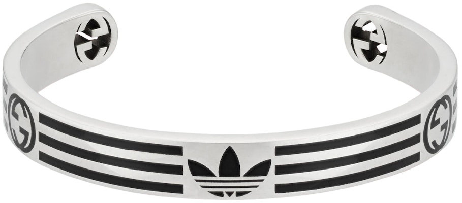 【限量版】GUCCI x Adidas 925银刻字标志手链 男女通用 银色 702869-J8410-8163 Order 【限量版】GUCCI x Adidas 925银刻字标志手链 男女通用 银色 702869-J8410-8163