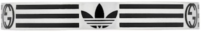 Shop 【限量版】GUCCI x Adidas 925银刻字标志手链 男女通用 银色 702869-J8410-8163