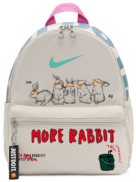 pre-school-custom-bag-nike-five-little-bunnies-cute-design-fashion-kids-backpack-gray-white-ba-5559-104-team-354-fivelittlewhiterabbits