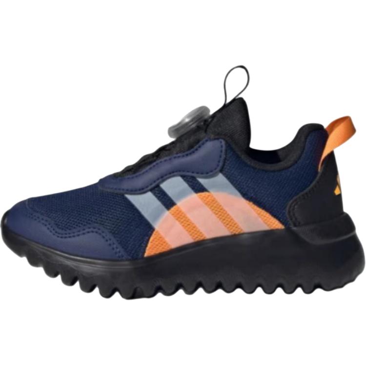 (Pre School) adidas Activeflex 4.0 Kids Running Shoes Black White Navy - Non-Slip & Durable. IH8723
