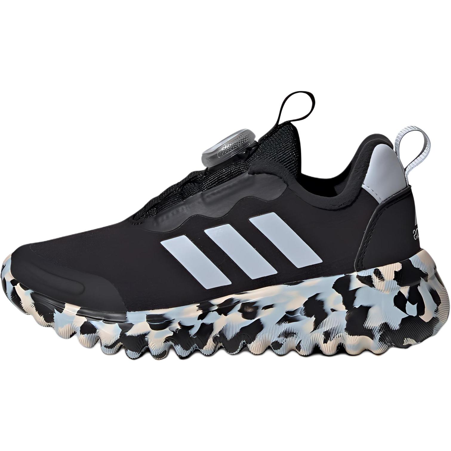(Pre School) adidas ActiveFlex BOA 3.0 Kids Black Low-Top Casual Shoes - Durable & Comfortable. IE3960