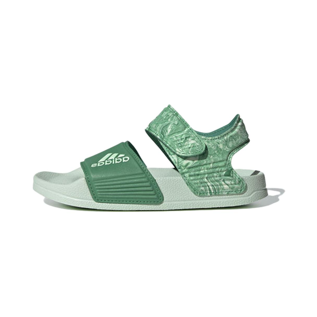 (Pre School) adidas Adilette Kids Sandals Green - Comfortable, Non-Slip, Durable. ID2625