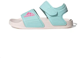 (Pre School) adidas Adilette Kids Sandals White Blue Non-Slip Durable Children's Slides ID3379 (Pre School) adidas Adilette Kids Sandals White Blue Non-Slip Durable Children's Slides ID3379