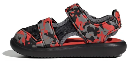 (Pre School) adidas Comfort Kids Sandals Grey/Red - Breathable, Durable, Shock-Absorbing. IE0303 (Pre School) adidas Comfort Kids Sandals Grey/Red - Breathable, Durable, Shock-Absorbing. IE0303
