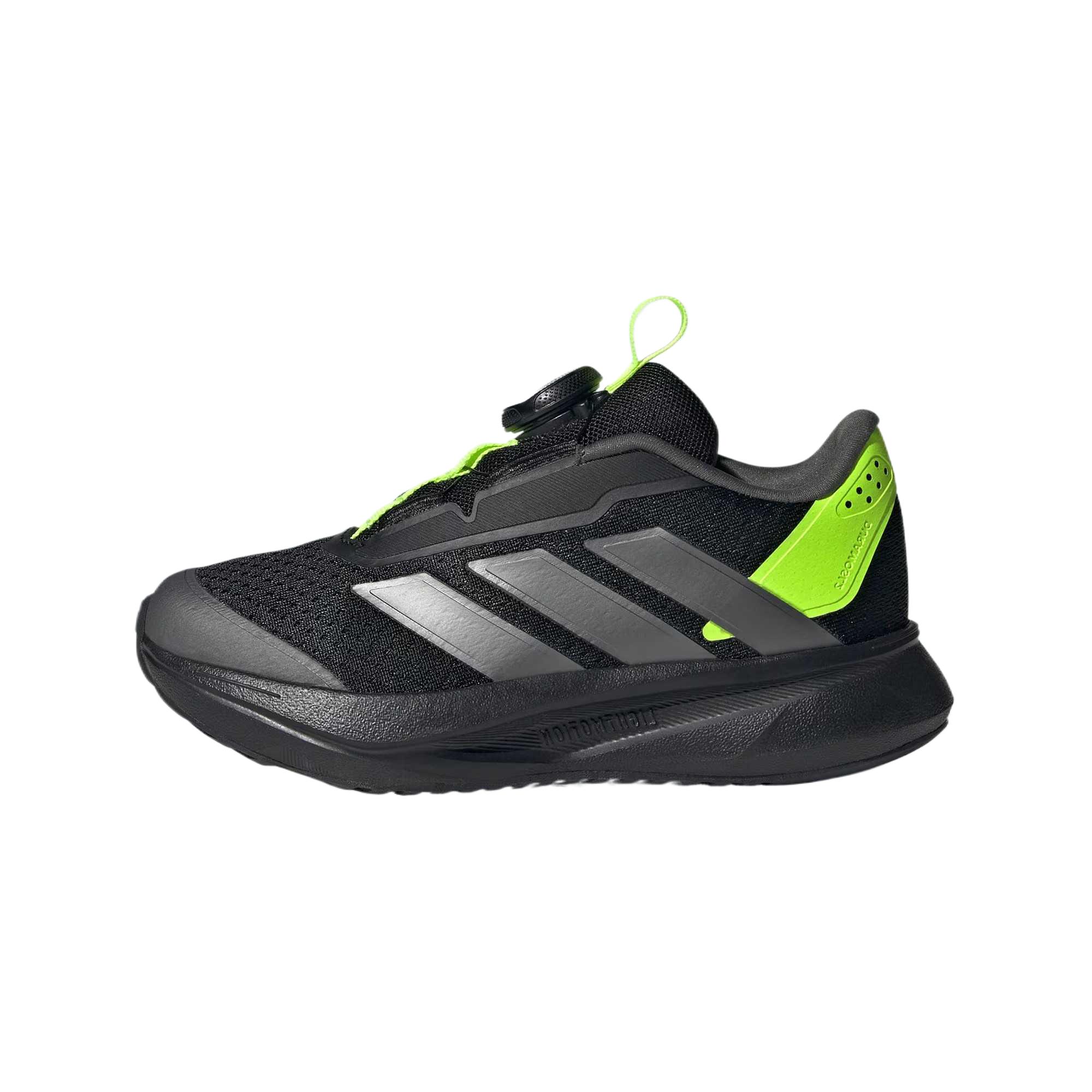 (Pre School) adidas DURAMO SL 2.0 Kids Casual Shoes Black/Metallic Gray/Lemon Yellow JR6983