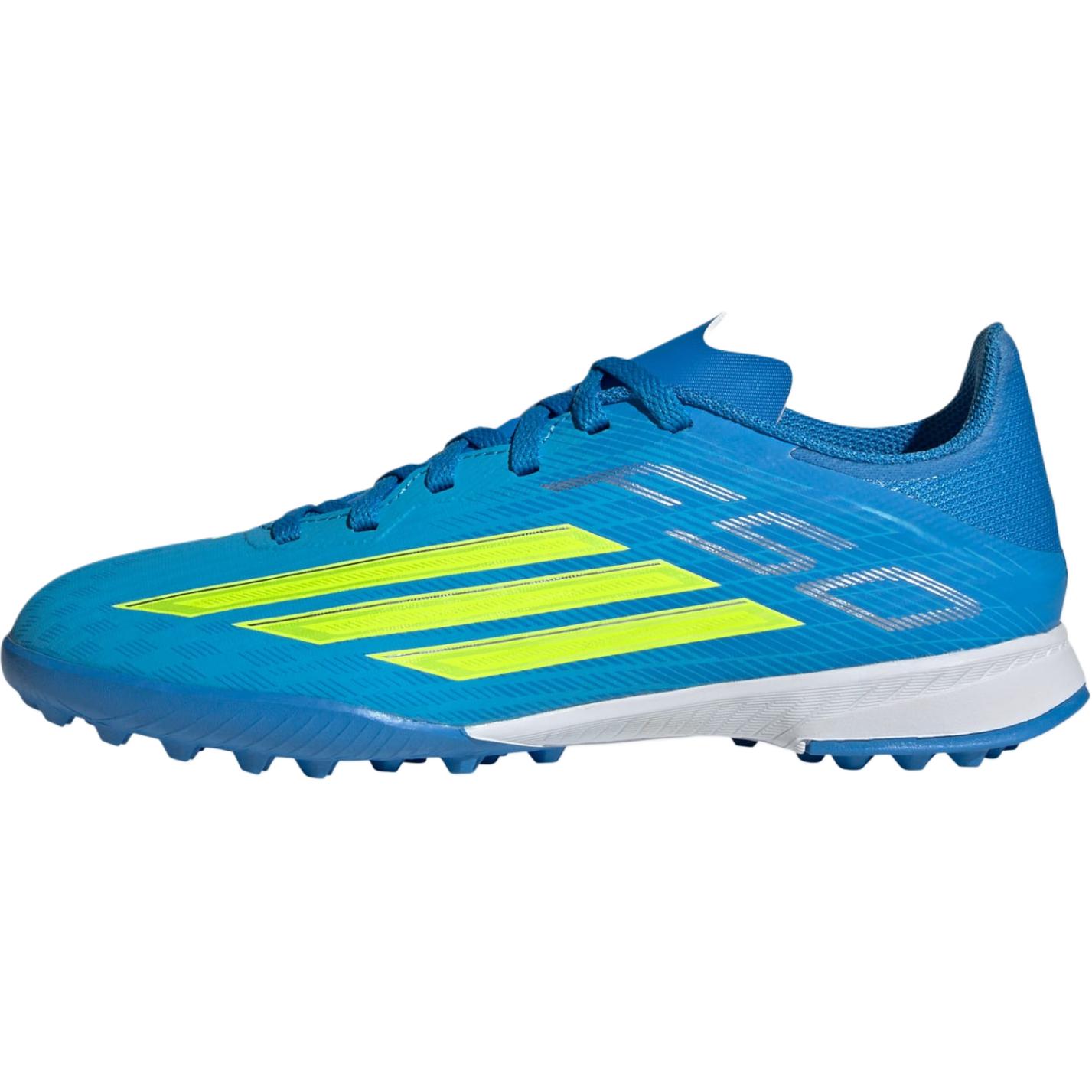 (Pre School) adidas F50 League Kids' Soccer Cleats High-Top Bright Blue Breathable Support JR9017
