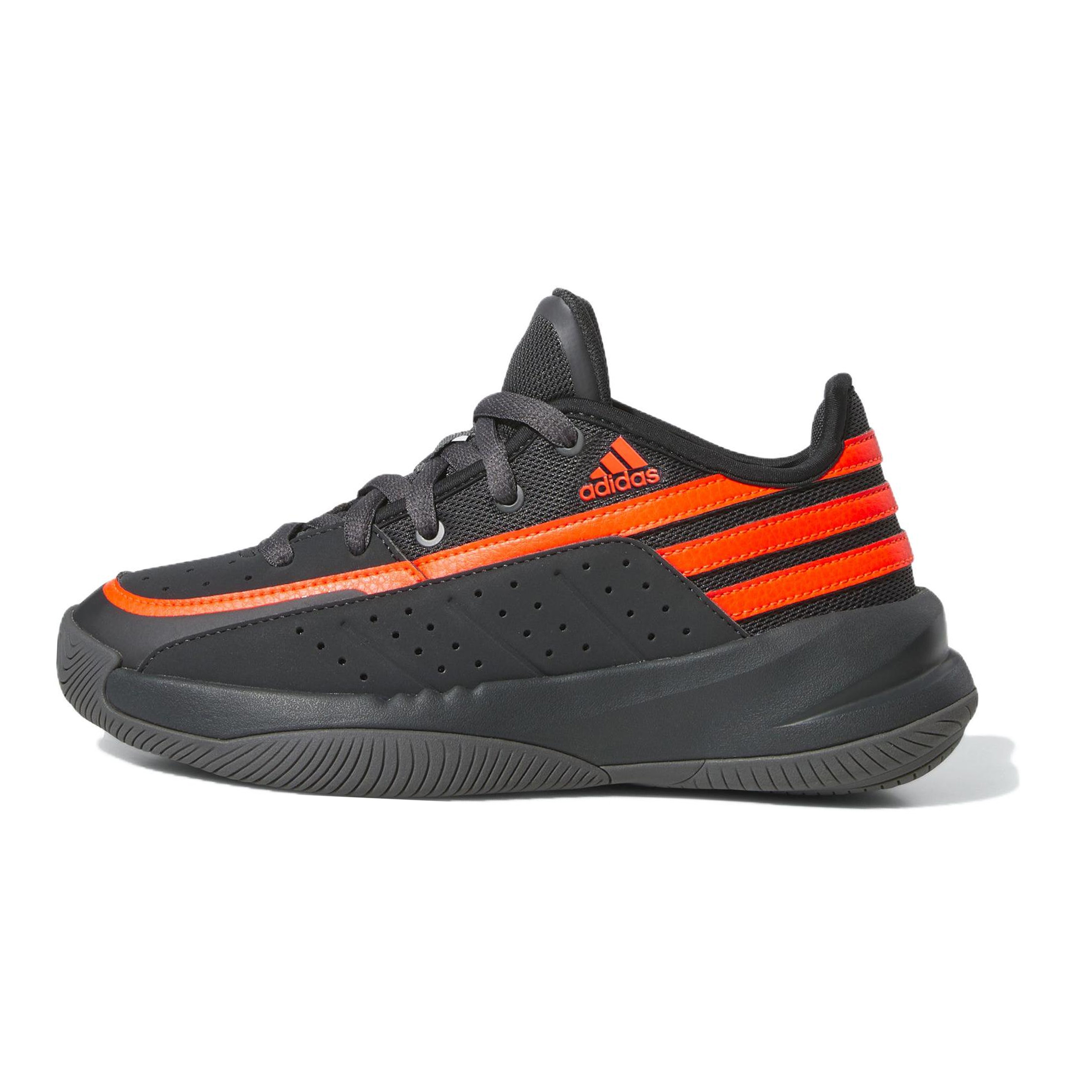 (Youth) (Pre School) adidas Front Court ' Basketball Shoes Gray/Red Comfort & Durability Low Top ID8600