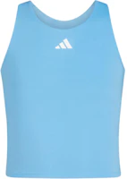 (Pre School) adidas Kids Electric Blue Comfort Soft Breathable Tank Top IR4671 (Pre School) adidas Kids Electric Blue Comfort Soft Breathable Tank Top IR4671