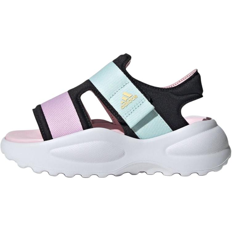 (Pre School) adidas Mehana Kids Sandal Black Purple Green - Comfortable, Anti-Slip, Durable. JP5831