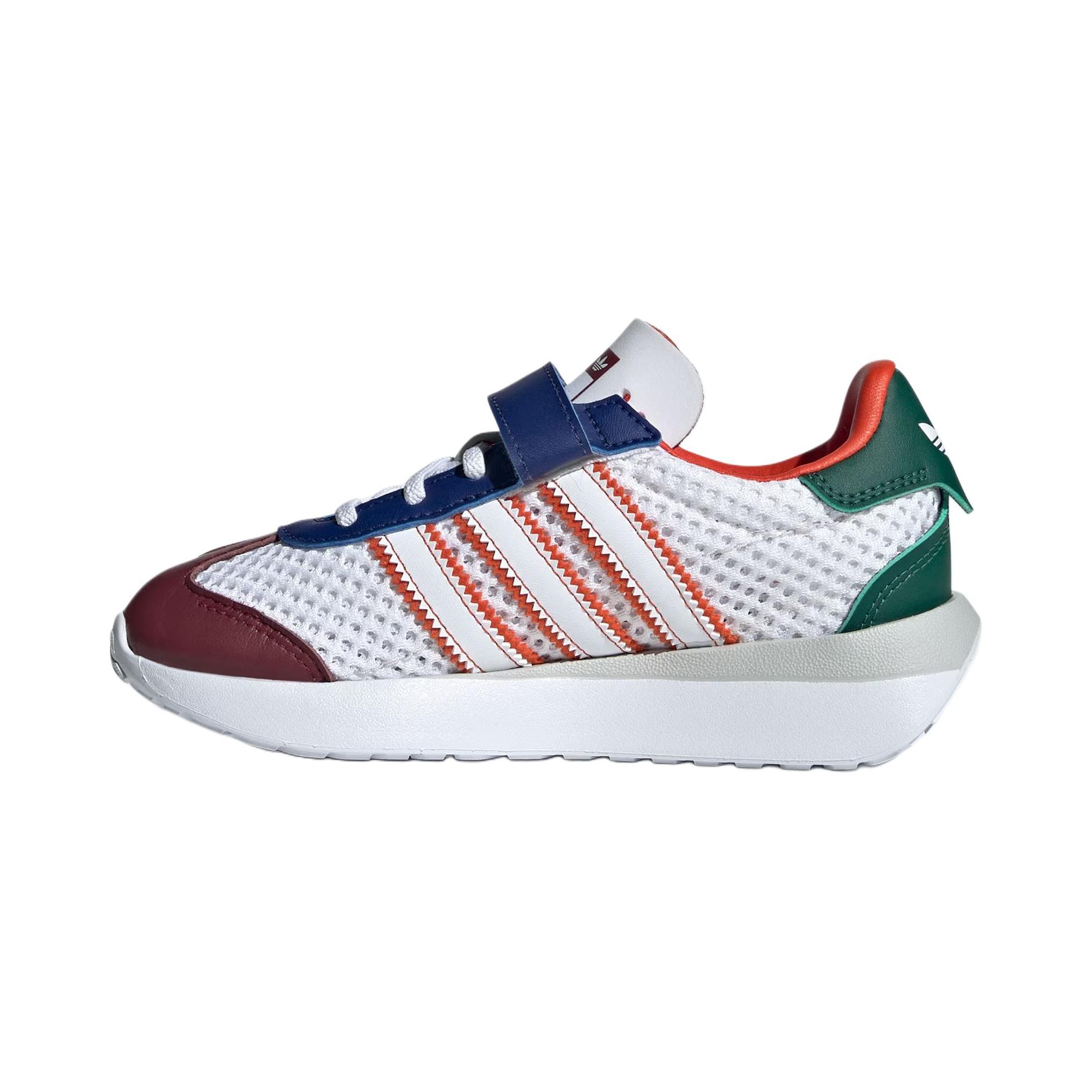 (Pre School) adidas Originals COUNTRY XLG Kids Casual Shoes White/Orange/Red Low-Top Durable. IF6897