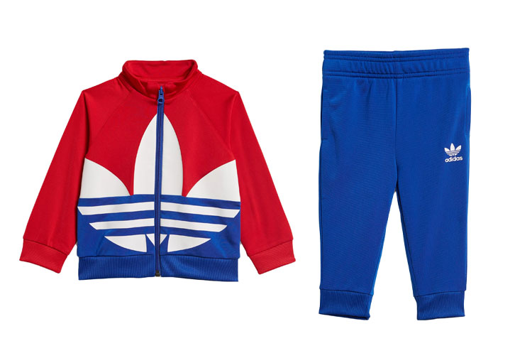 (Pre School) adidas Originals Kids' Tracksuit - Colorblock Jacket & Mid-Waist Pants. GE1970