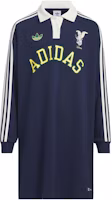 (Pre School) adidas Originals Kids Navy Polo Long Sleeve Printed Casual Sports Dress IX4358 (Pre School) adidas Originals Kids Navy Polo Long Sleeve Printed Casual Sports Dress IX4358