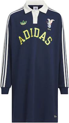 (Pre School) adidas Originals Kids Navy Polo Long Sleeve Printed Casual Sports Dress IX4358 Buy (Pre School) adidas Originals Kids Navy Polo Long Sleeve Printed Casual Sports Dress IX4358