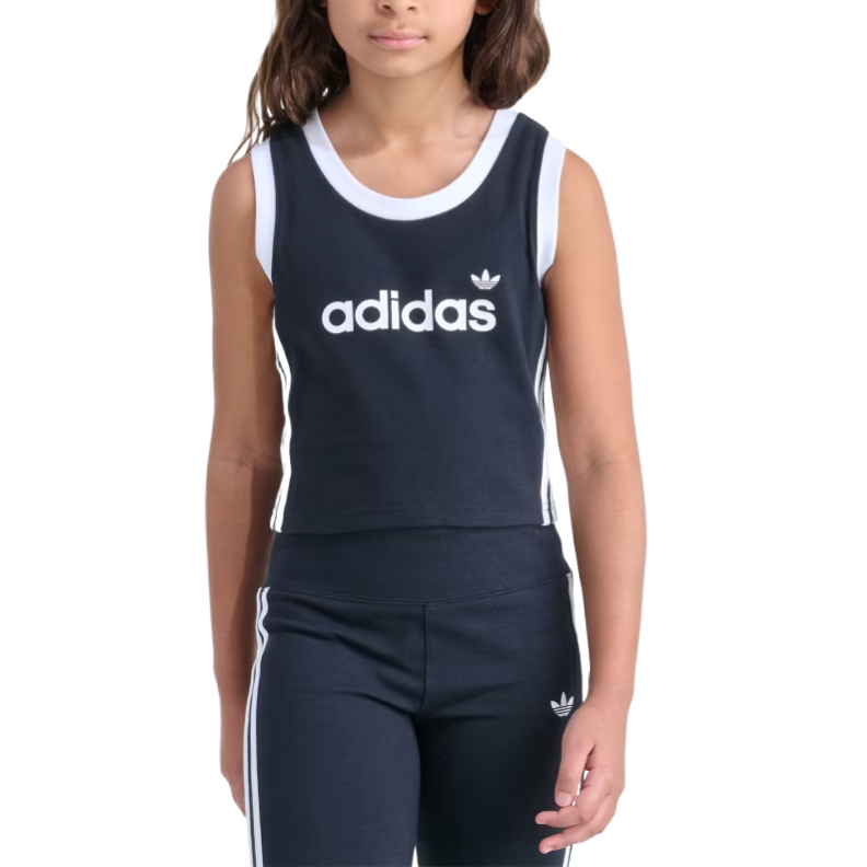 (Pre School) adidas Originals Knitted Round-Neck Tank Top for Kids - Comfortable Design KK7612