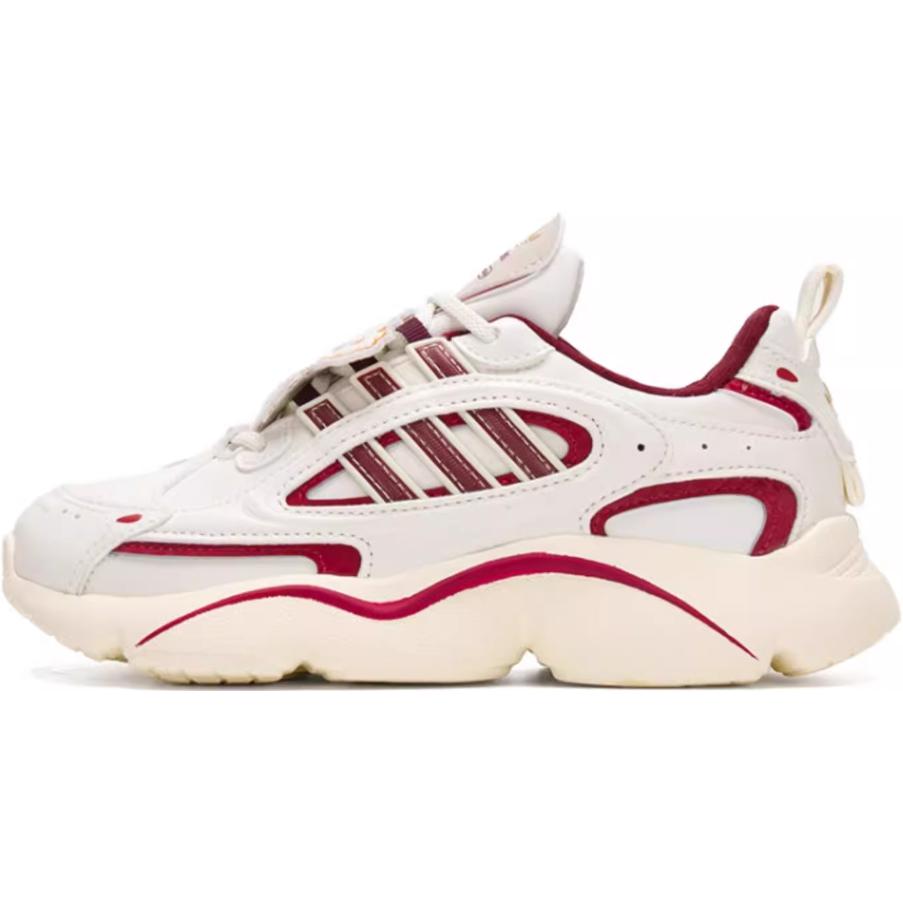 (Pre School) adidas Originals Ozmillen Kids Casual Shoes White/Red - Comfortable & Durable. JR8004