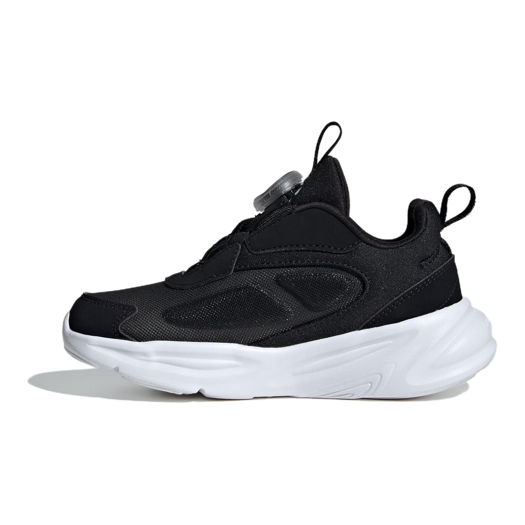 (Pre School) adidas Ozelle Kids' Black Running Shoes - Soft, Comfortable, Non-Slip, Durable. IE6404
