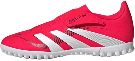 (Pre School) adidas Predator Club Vel Kids Soccer Cleats Low Cut Red/White/Black Anti-Slip Lightweight ID3814 (Pre School) adidas Predator Club Vel Kids Soccer Cleats Low Cut Red/White/Black Anti-Slip Lightweight ID3814