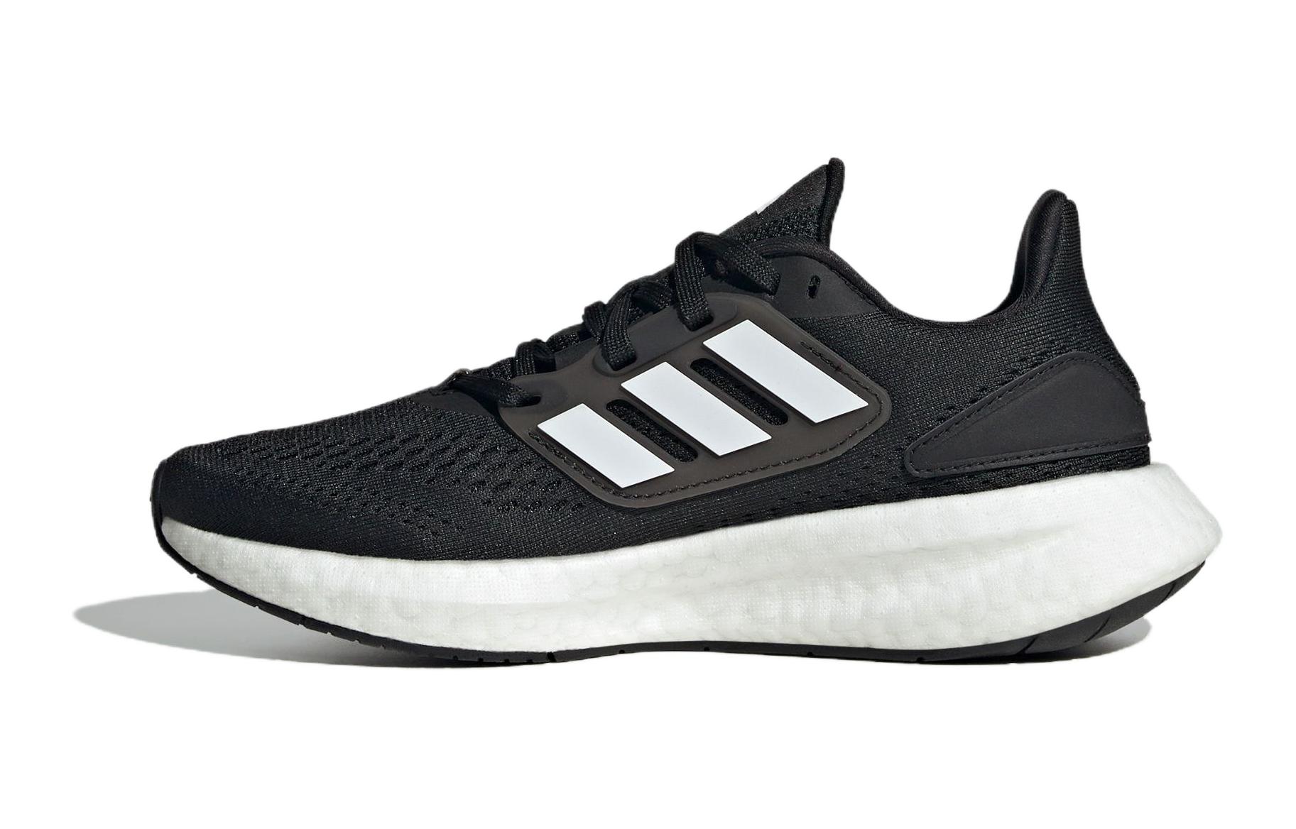 (Pre School) adidas Pure Boost Kids Running Shoes Black - Breathable, Durable, Comfortable. ID8480