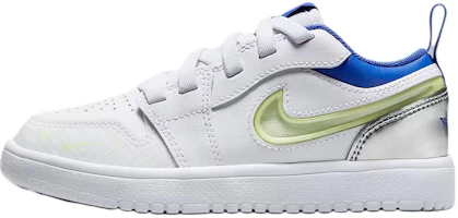 (Youth) (Pre School) Air Jordan 1 Low White Comfortable Casual Sneakers for Children. HJ9956-100 (Youth) (Pre School) Air Jordan 1 Low White Comfortable Casual Sneakers for Children. HJ9956-100