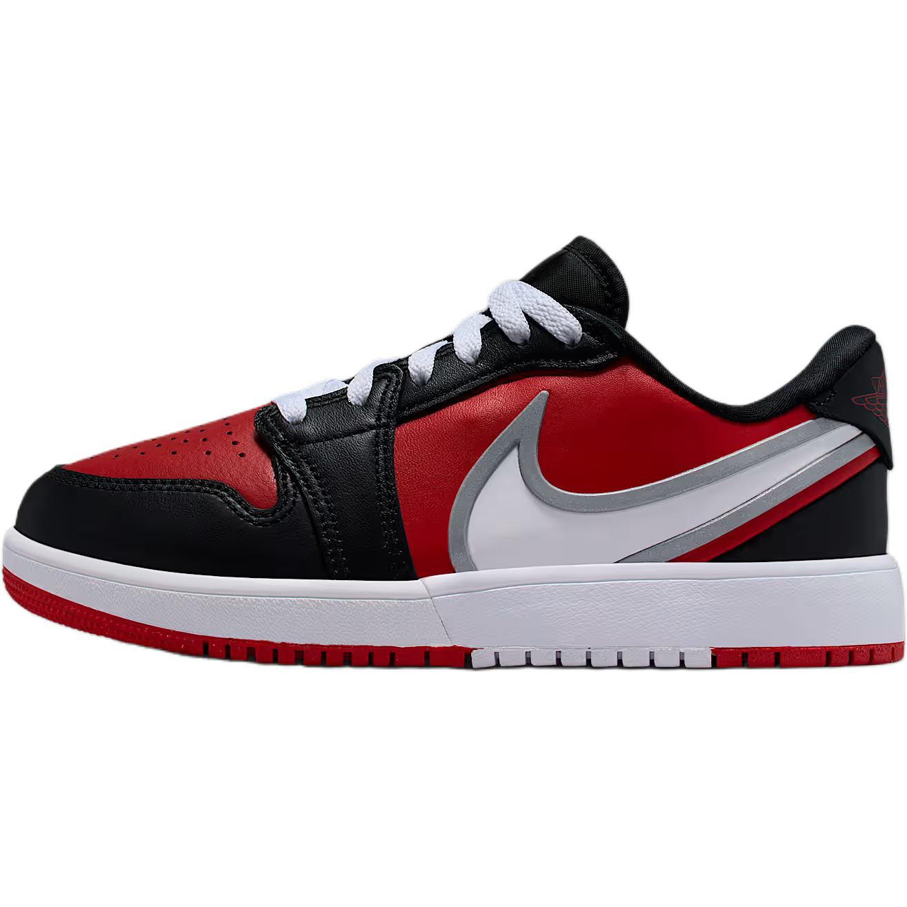 (Pre School) Air Jordan 1 Low RM Kids Red Black Comfortable Stylish Sneakers HQ2024-600