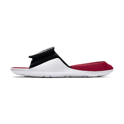 (Pre School) Jordan Hydro 7 Black Red White Slippers