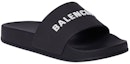 Lookbook (Youth) (Pre School) Balenciaga Pool Slide Black White 693777W1S801006