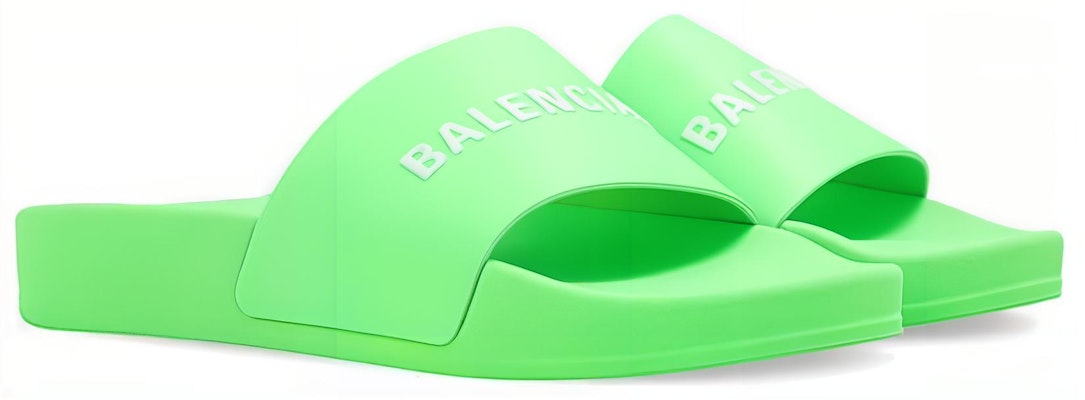 (Balita) Balenciaga Sandal Kolam 'Neon Hijau' 693777-W1S82-3590 Lookbook (Balita) Balenciaga Sandal Kolam 'Neon Hijau' 693777-W1S82-3590