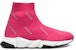 (Pre School) Balenciaga Speed Sneaker 'Allover Logo - Pink' 597425-W2DF1-5098