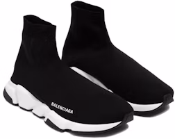 Lookbook (Pre School) Balenciaga Speed Sneaker 'Black White' 597425-W2DB2-1015