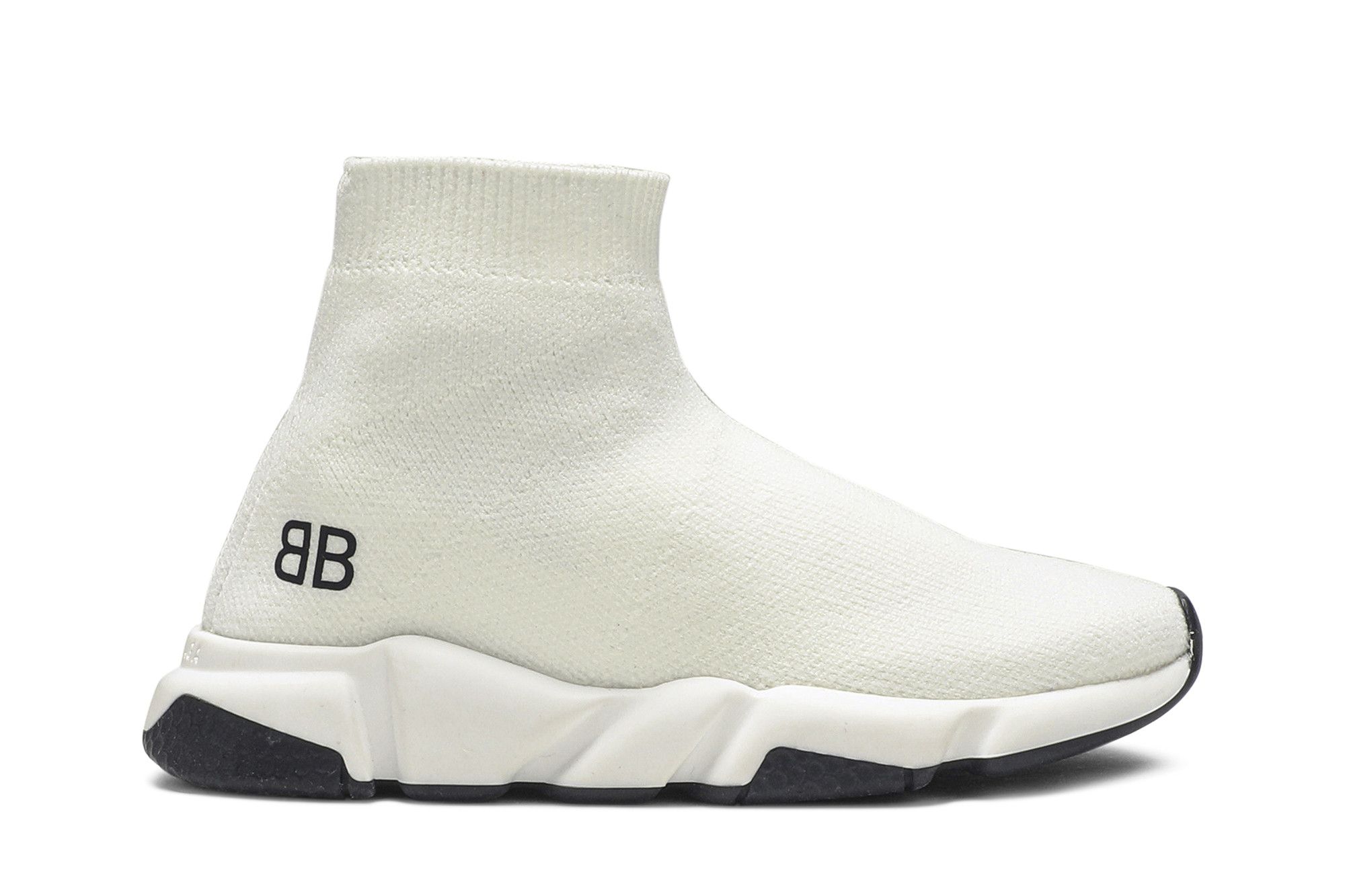 (Pre School) Balenciaga Speed Trainer Mid 'White Black' 527245-W05G0-9000