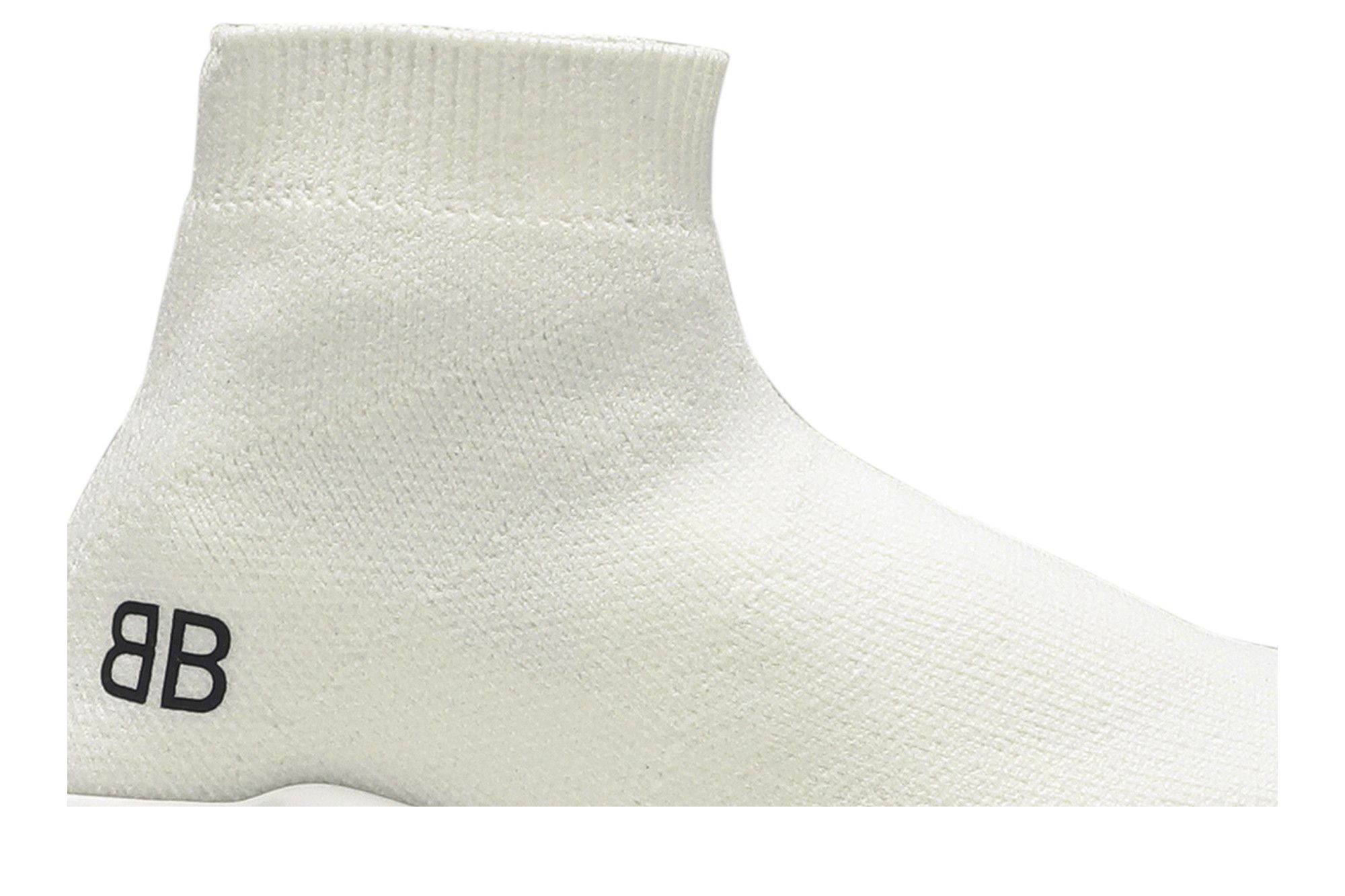 Order (学龄前) 巴黎世家 Speed Trainer 中帮跑鞋 '黑白配色' 527245-W05G0-9000