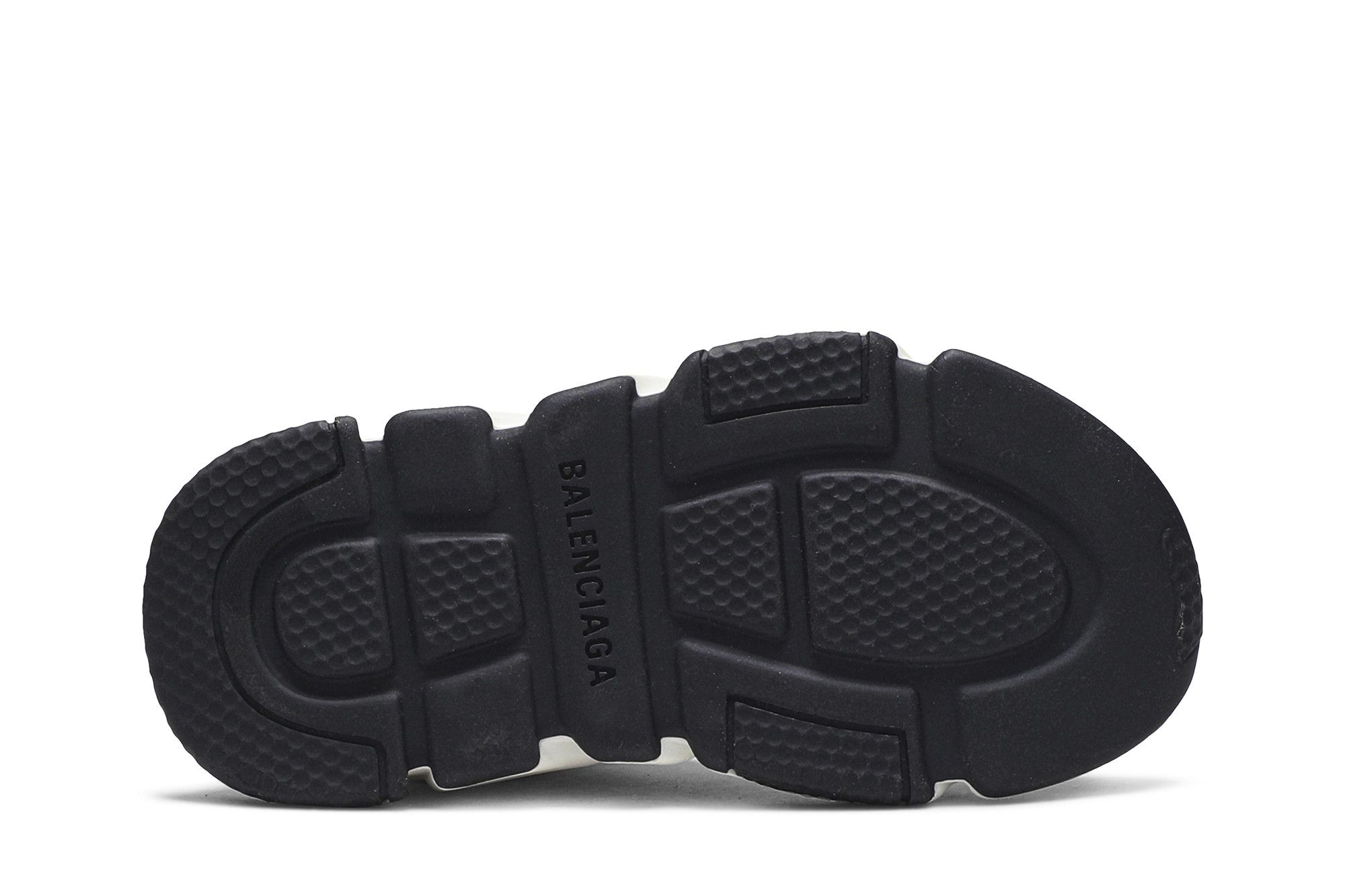 Shop (学龄前) 巴黎世家 Speed Trainer 中帮跑鞋 '黑白配色' 527245-W05G0-9000